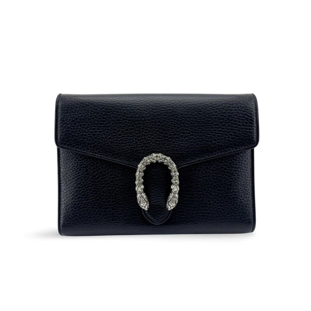 Gucci Dionysus Leather Black Leather Handbag
